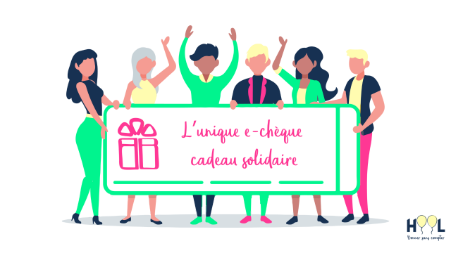 Optez pour l’unique e-chèque cadeau solidaire HOOL pour vos salariés à Noël !