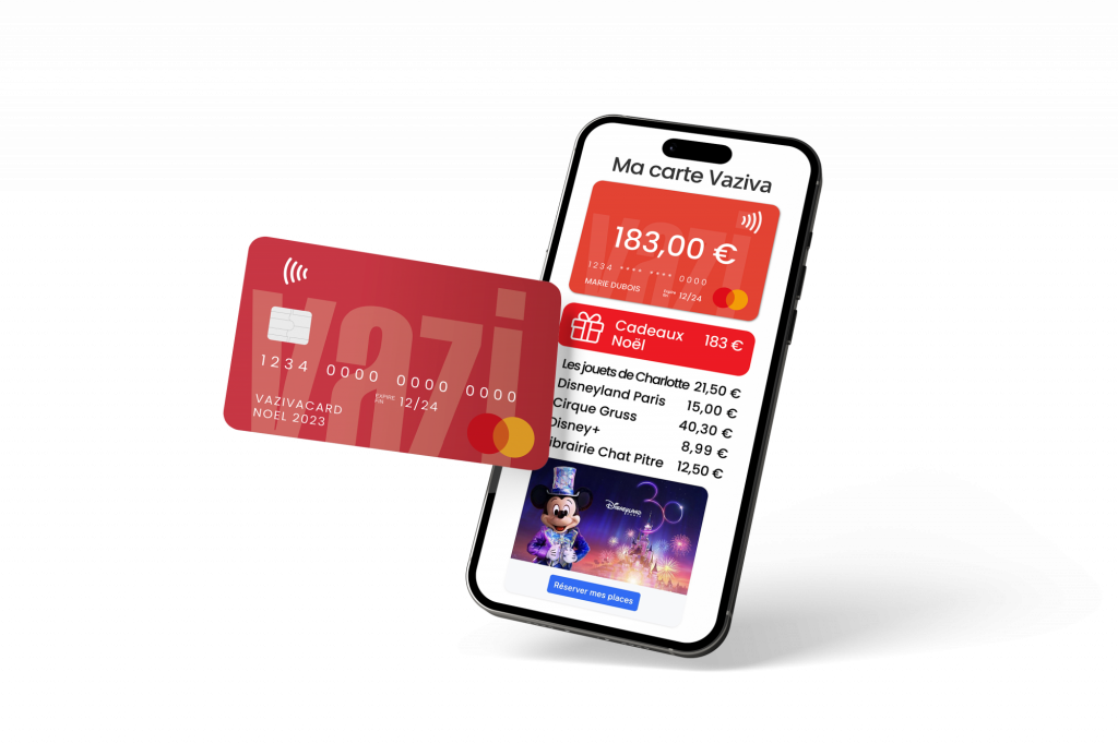 Vaziva, la NOUVELLE carte cadeau pour 1 événement !