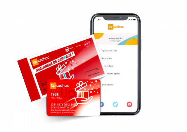 UpCadhoc la référence du titre cadeau multi-enseigne !