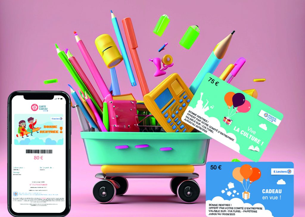 Soutien des familles pour la rentrée scolaire : la carte cadeau E.Leclerc