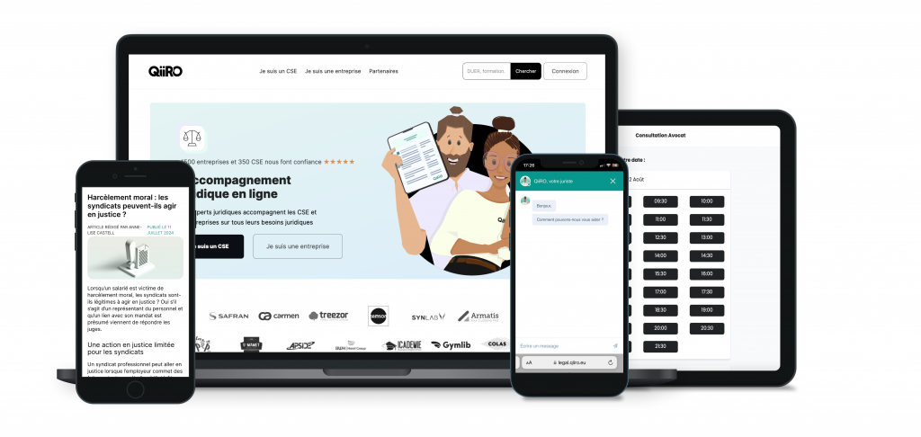 Innovation : Qiiro révolutionne l'assistance juridique des CSE et salariés