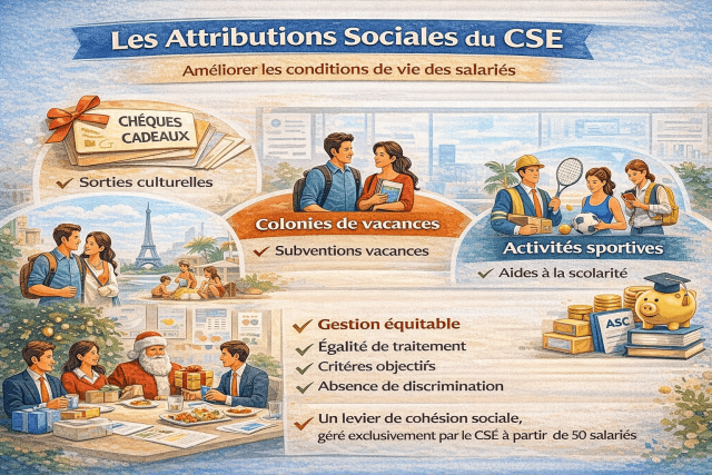 Les attributions sociales du CSE : les activités sociales et culturelles