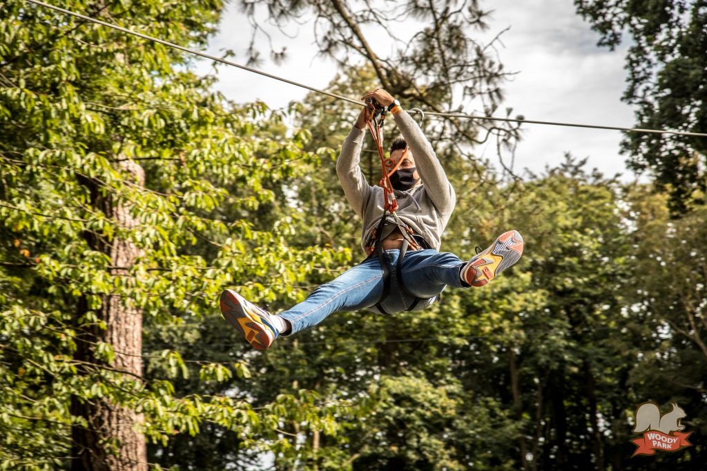 parc de loisirs CSE Normandie, accrobranche à Woody Park