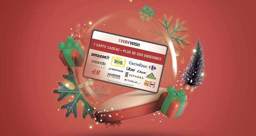 Carte cadeau CSE personnalisée aux couleurs du comité