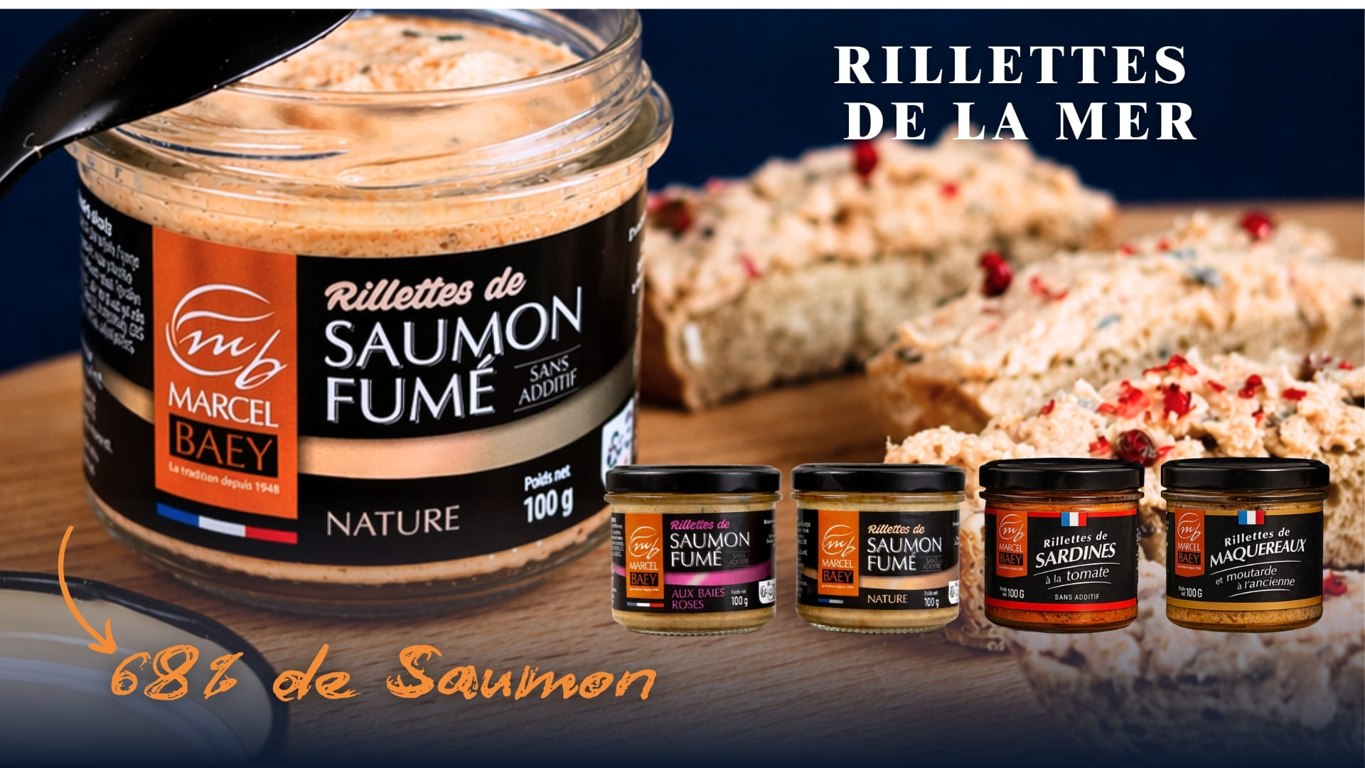 Produits de la mer -Saumon fumé BSM Scotland pour les CSE